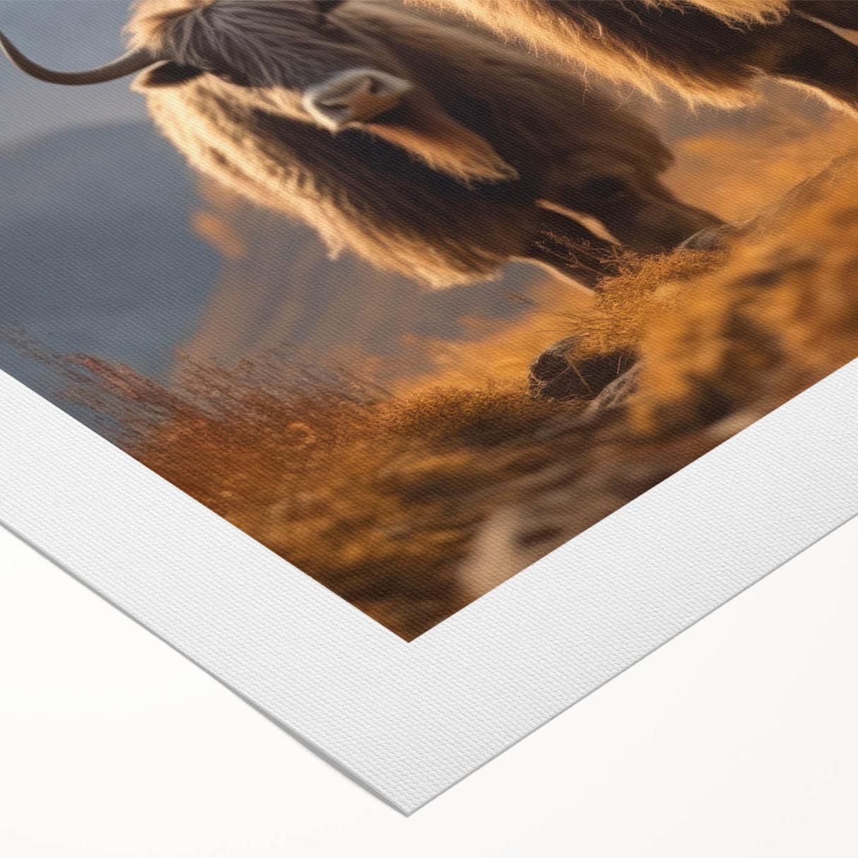 Art deco poster of a serene Nepalese landscape on rolled canvas, featuring muted earth tones, ideal for dining room decor.