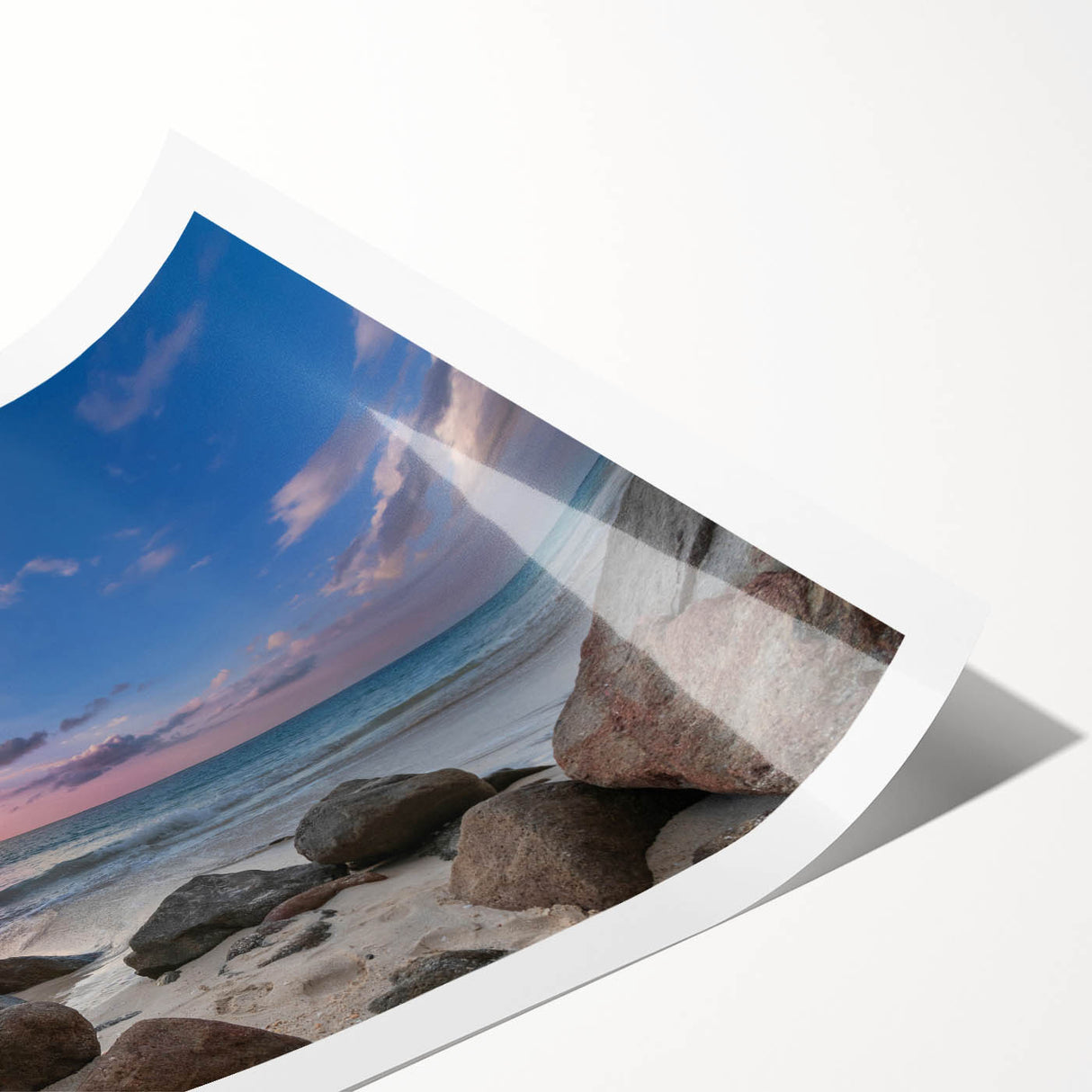 Extra large wall art featuring line art flowers in muted earth tones on a rolled print, suitable for large living room decor.