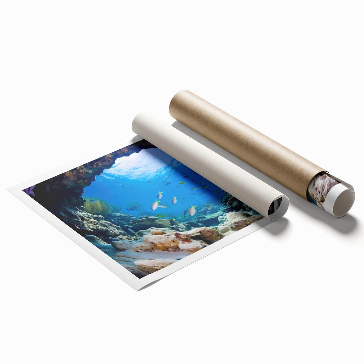 Extra large wall art featuring a floral design with vibrant colors on a rolled print, ideal for classy bathroom decor.