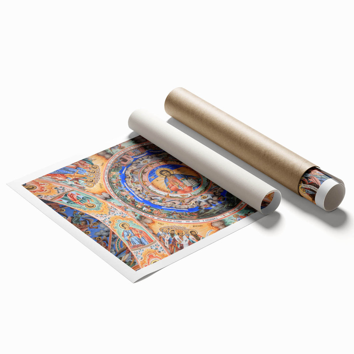 Extra large rolled print featuring a floral scene set in Bulgaria.