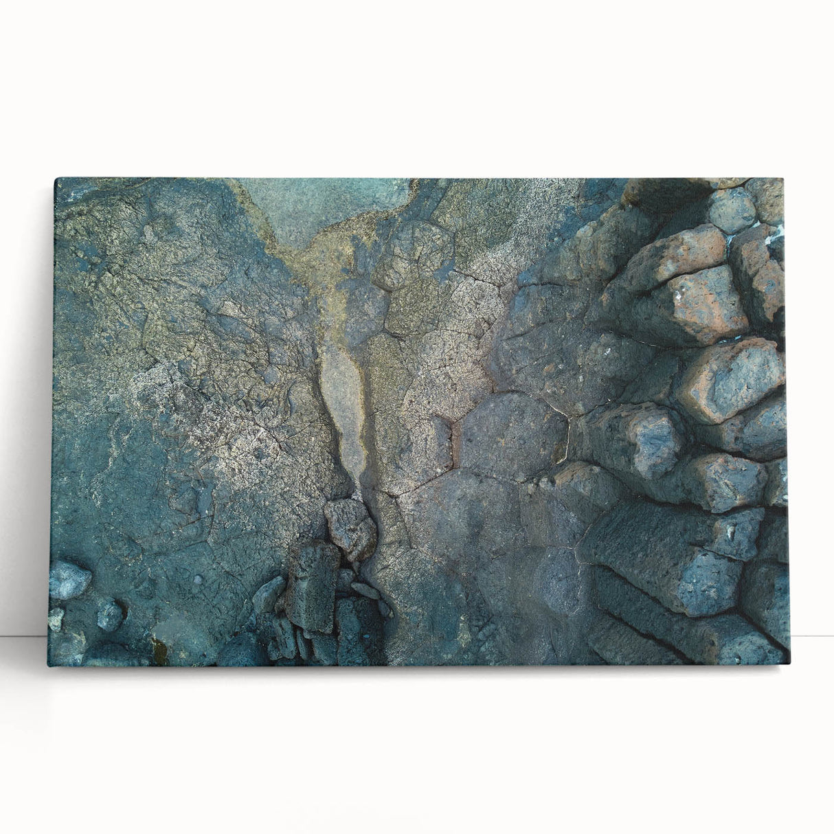 Black and white large art print of a European street scene on stretched canvas, ideal for kitchen wall art.