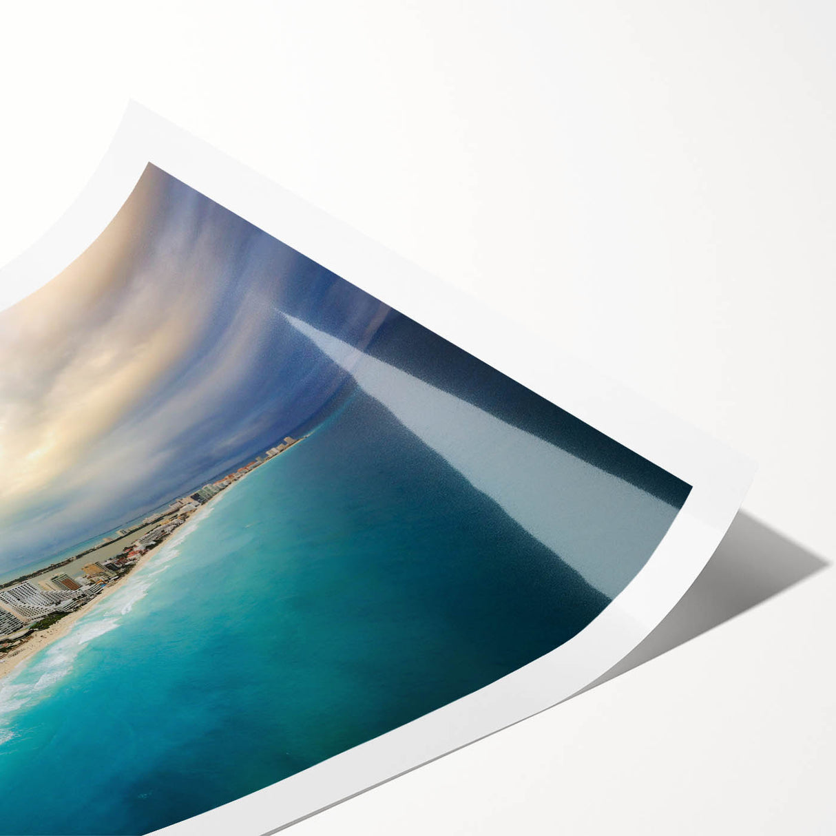 Extra large wall art featuring line art flowers in muted earth tones on a rolled print, suitable for large living room decor.