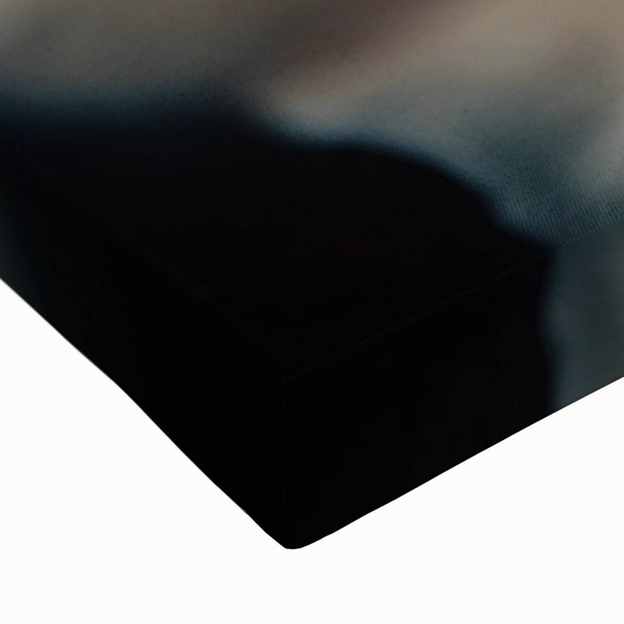 Close-up of vibrant abstract floral wall art on stretched canvas, showcasing intricate brush strokes and bold colors, perfect for modern decor enhancement.