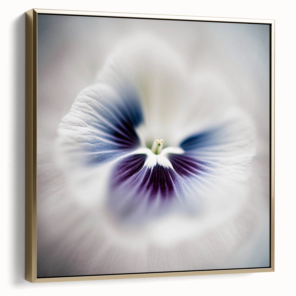 Framed abstract floral wall art in silver and gold hues, featuring intricate designs and a modern aesthetic, perfect for enhancing contemporary home decor.