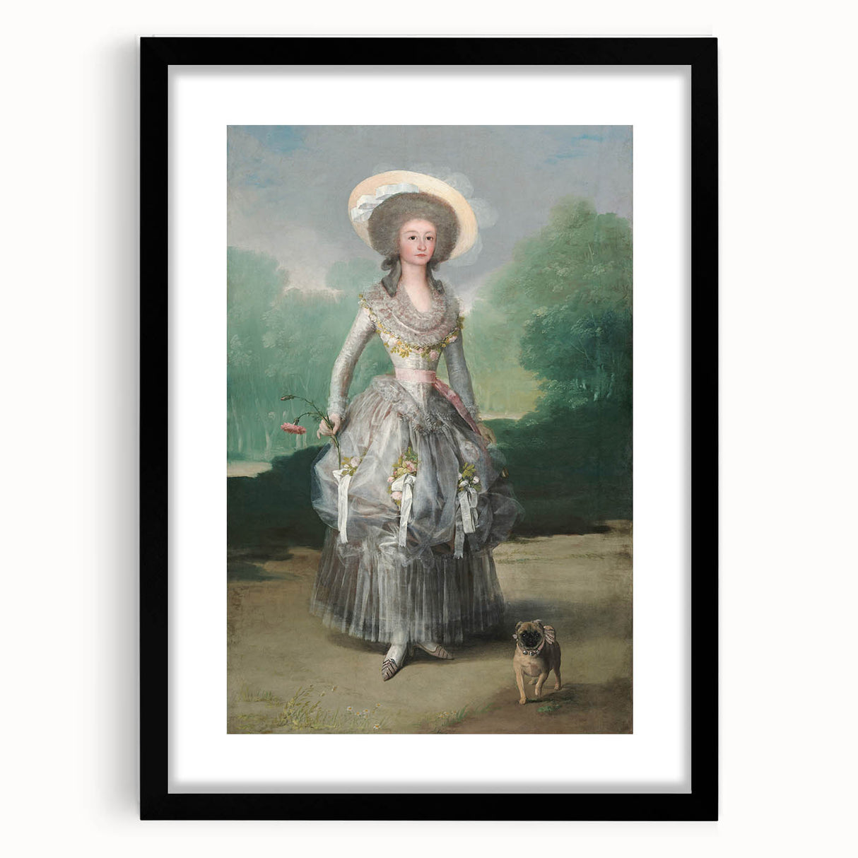 Romantic Era Art: "The Marquesa de Pontejos" by Francisco de Goya