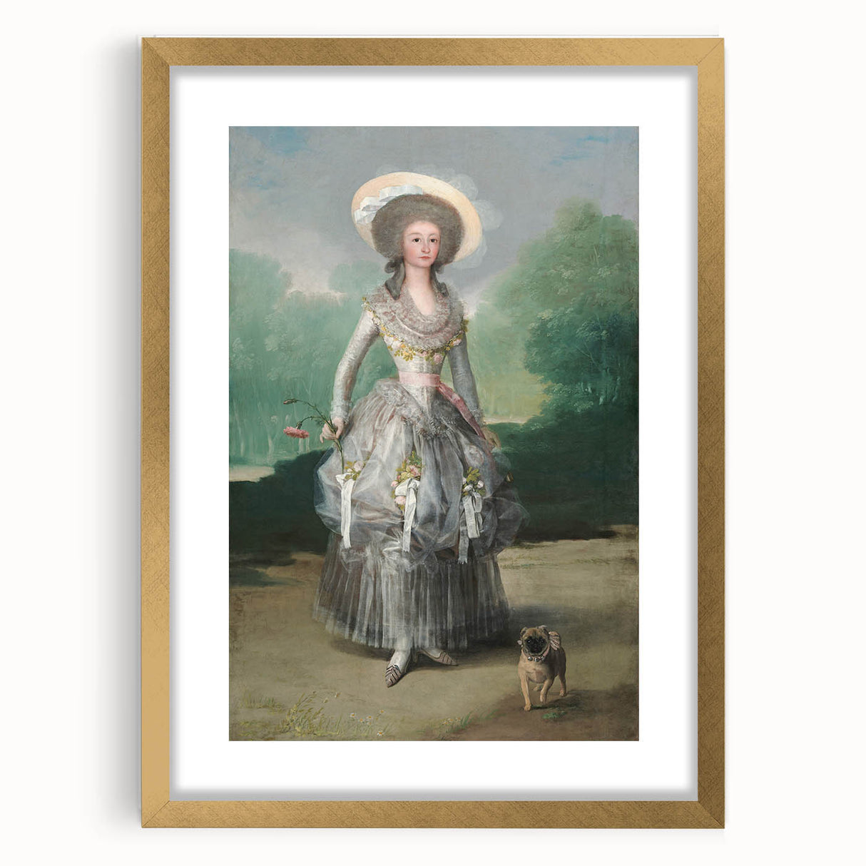 Romantic Era Art: "The Marquesa de Pontejos" by Francisco de Goya