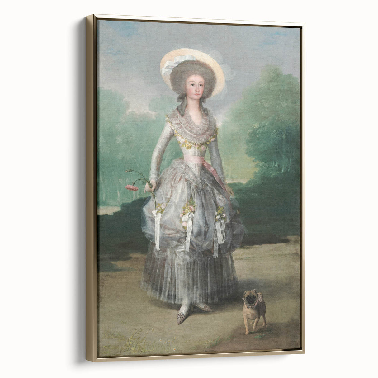 Romantic Era Art: "The Marquesa de Pontejos" by Francisco de Goya