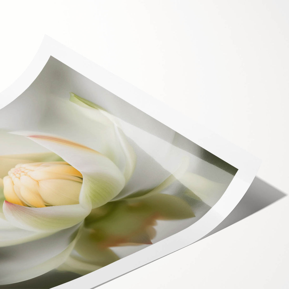 Abstract floral wall art print showcasing vibrant colors and intricate patterns, rolled and ready for framing, perfect for modern home decor.