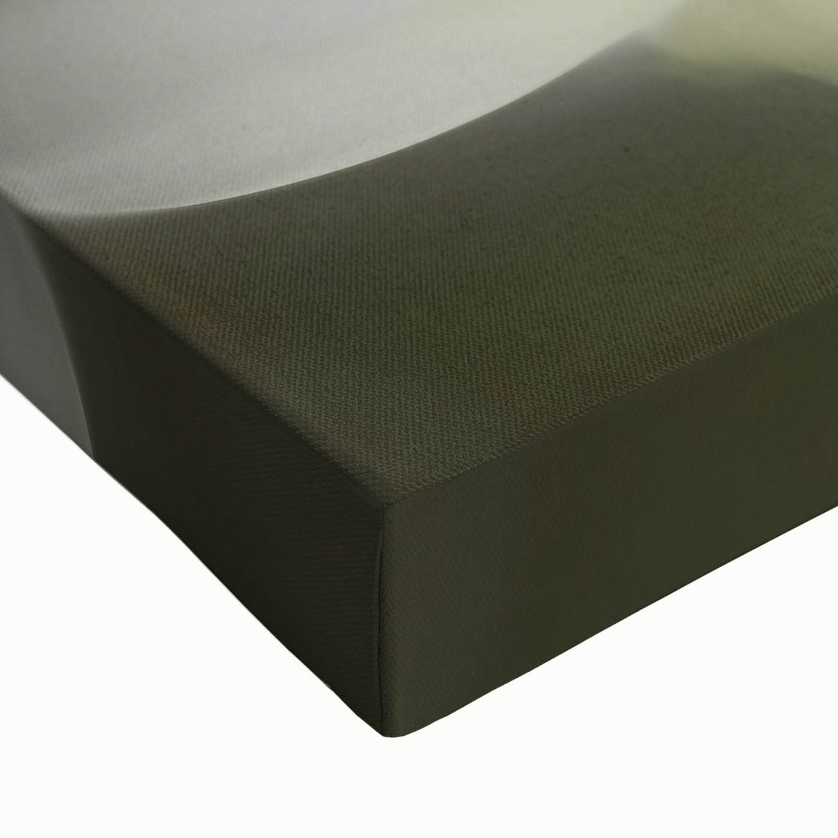 Close-up of vibrant abstract floral wall art on a stretched canvas, showcasing intricate details and rich colors, perfect for modern home decor enhancement.