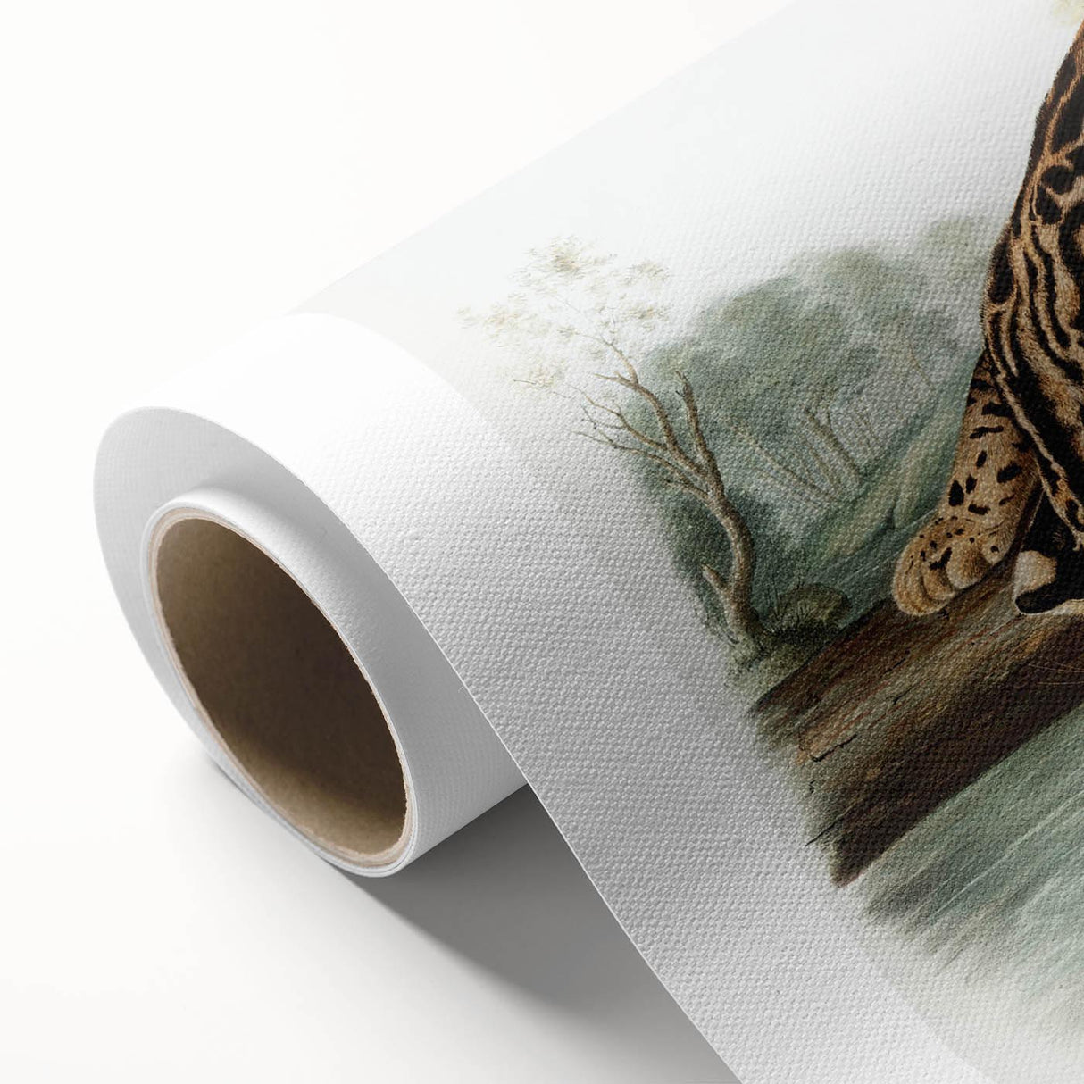 Romantic Era Art: "Ocelot or Leopard Cat" by John Woodhouse Audubon