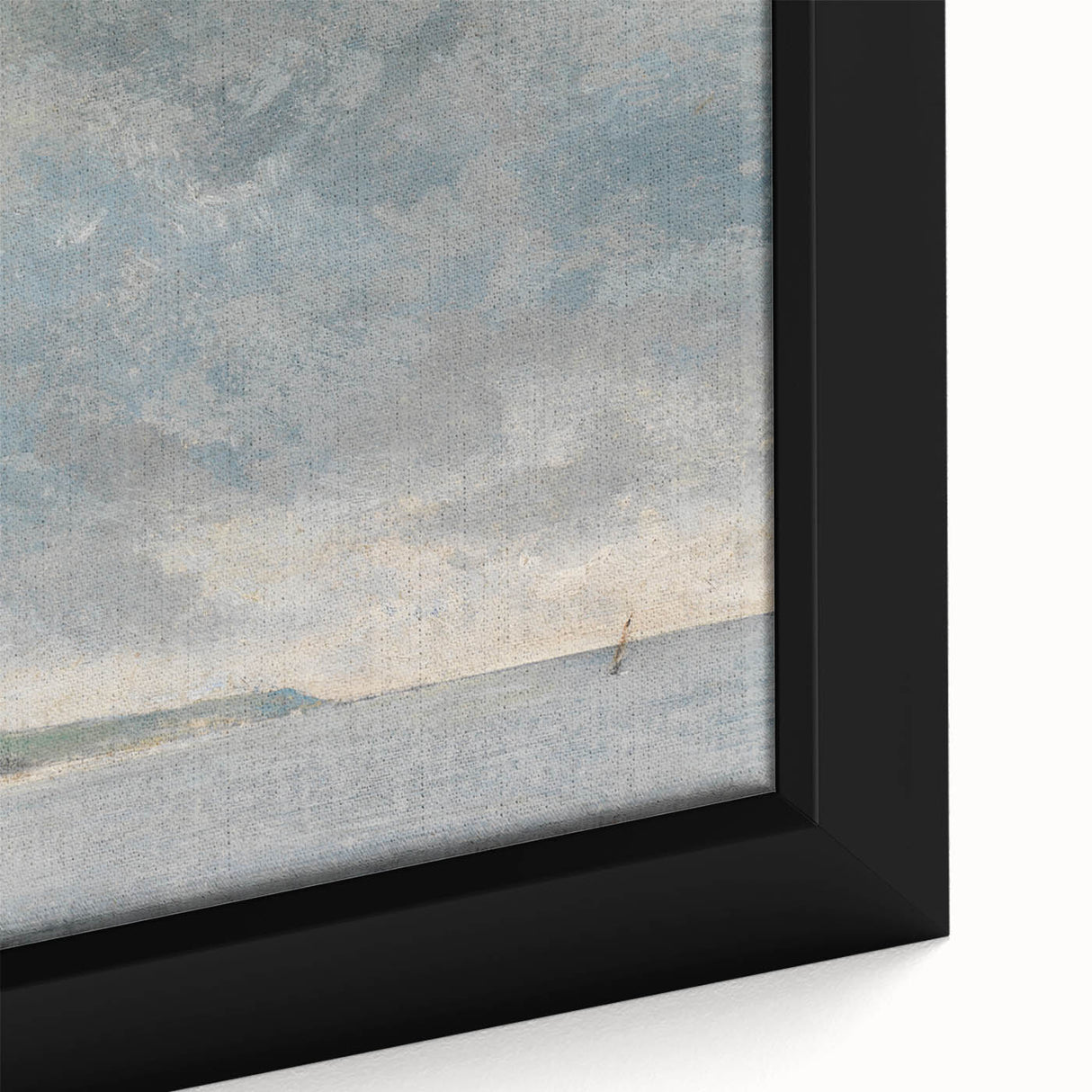 Romanticism Art Coastal Scene with Cliffs - Historical Romantic Canvas