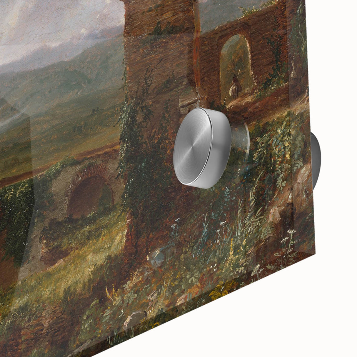 Romanticism Art - A View Near Tivoli Morning - Classic Romantic Canvas