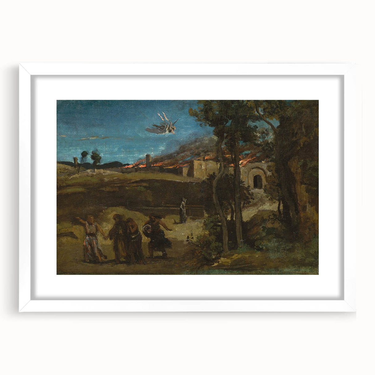 Romanticism Art - The Destruction of Sodom - Famous Romantic Print