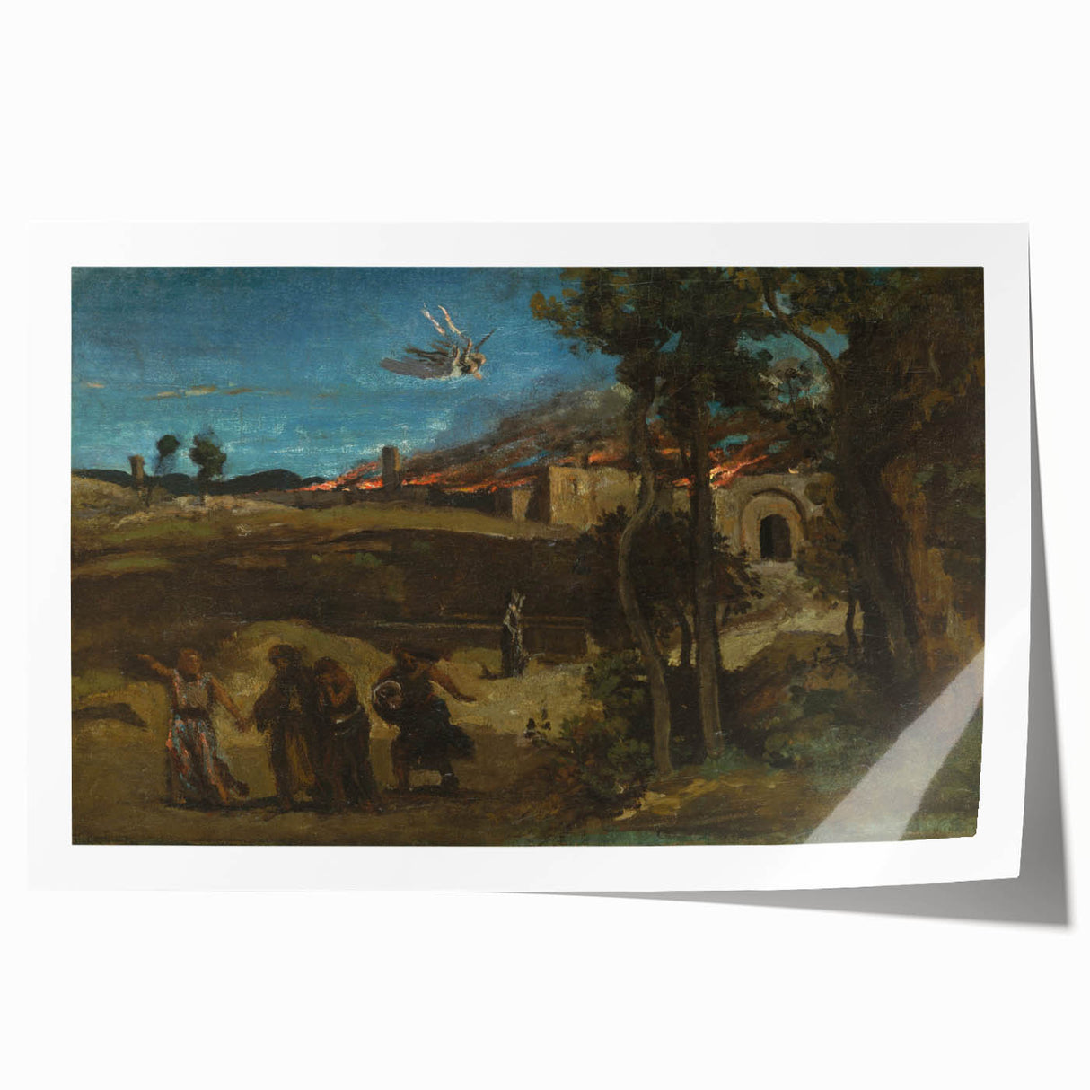 Romanticism Art - The Destruction of Sodom - Famous Romantic Print