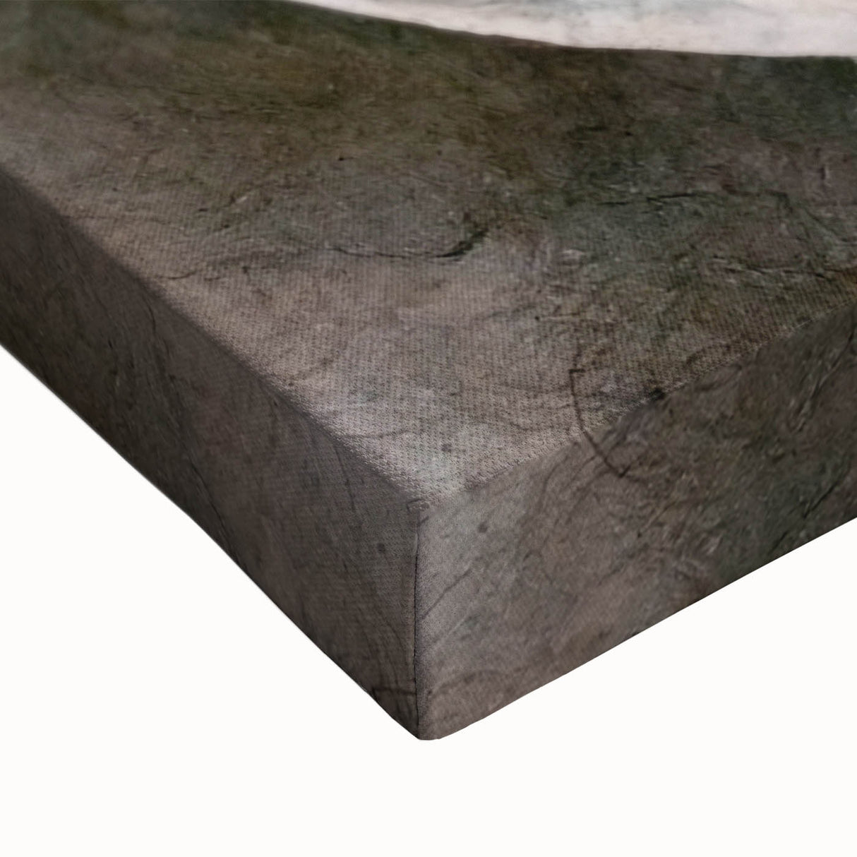 Close-up of vibrant abstract floral wall art on stretched canvas, showcasing rich colors and intricate details that enhance modern home decor. Ideal for adding a creative touch to living spaces or offices.