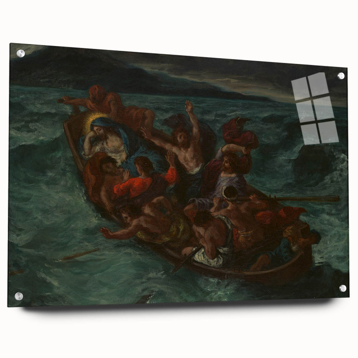 Romanticism Art: "Christ Asleep During the Tempest" by Delacroix