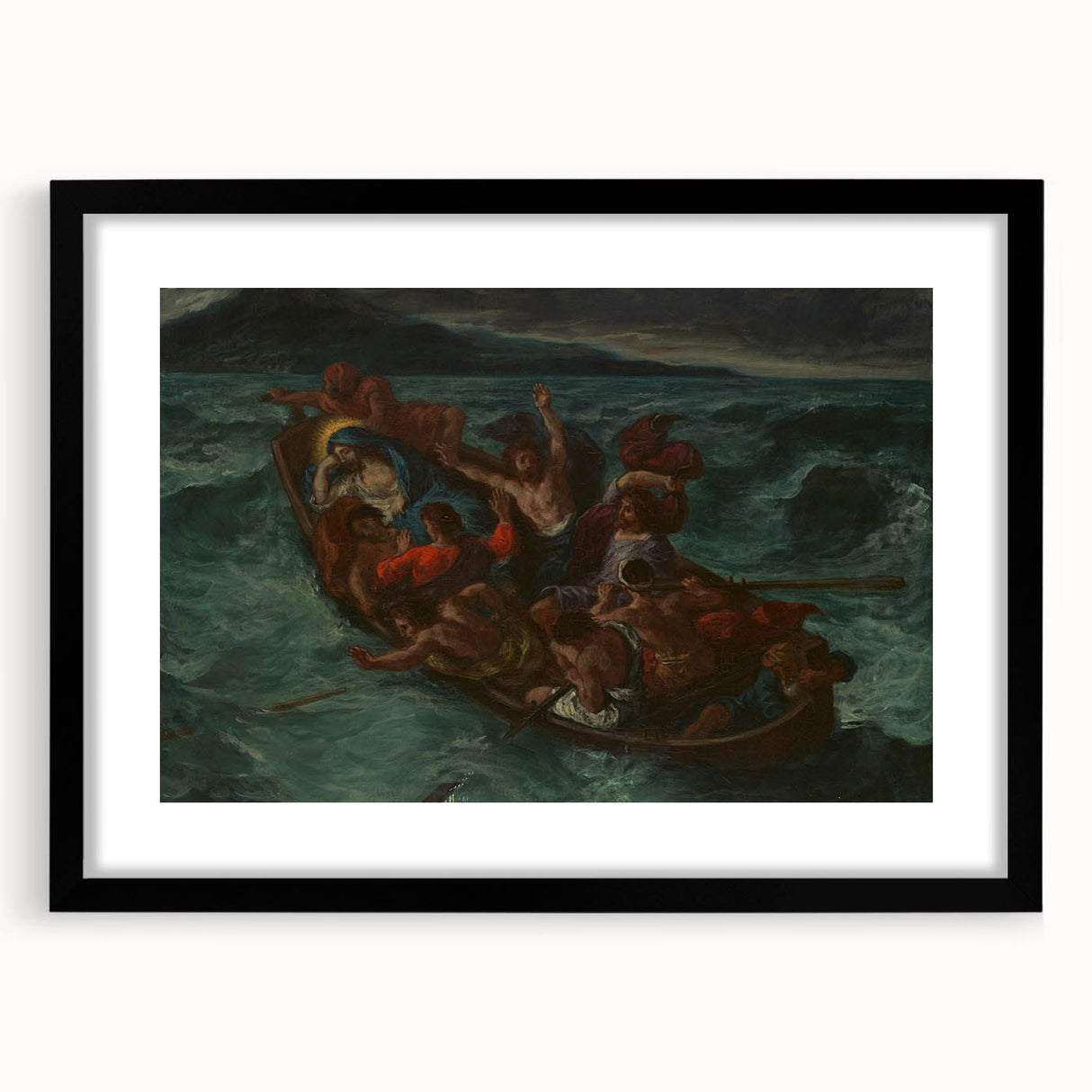 Romanticism Art: "Christ Asleep During the Tempest" by Delacroix