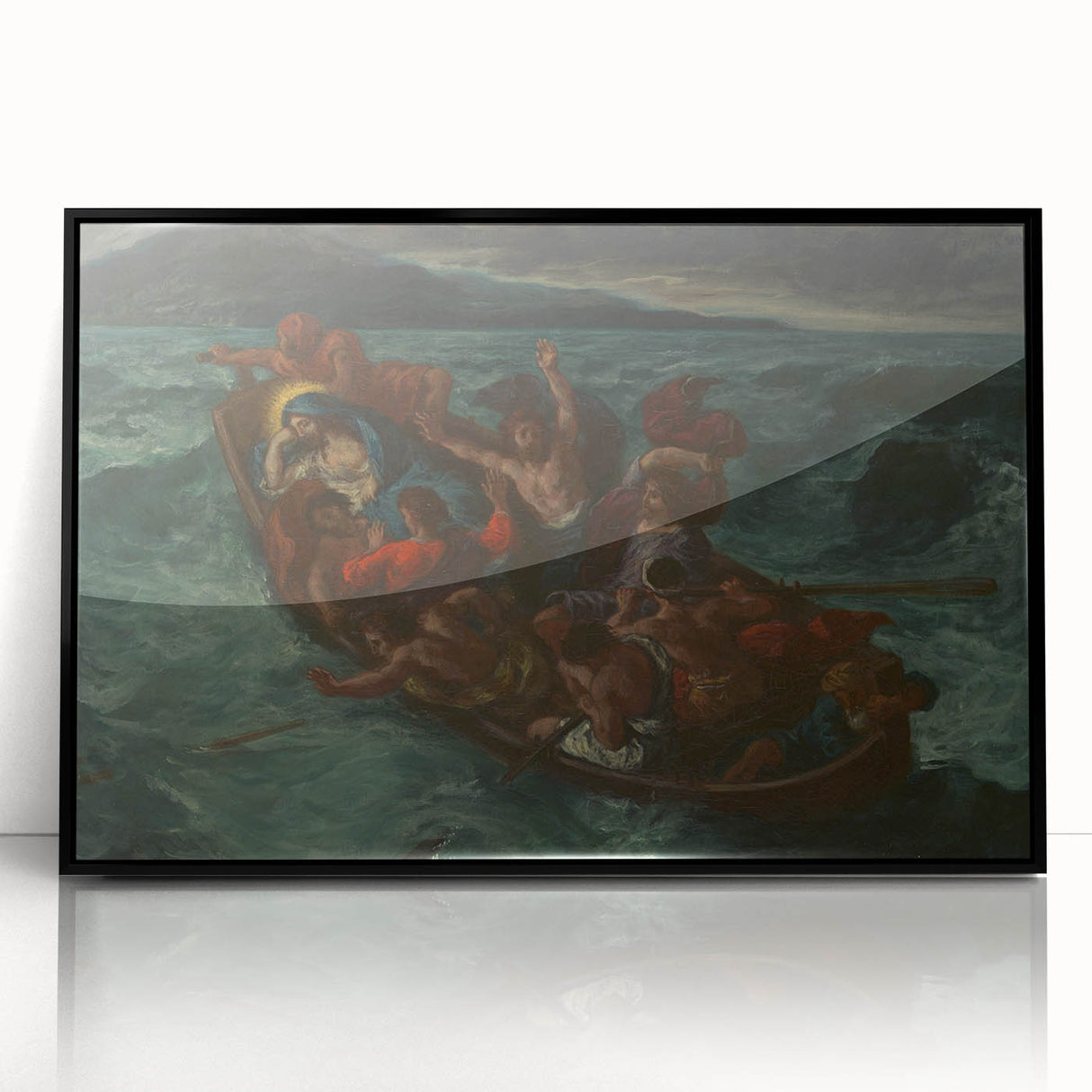 Romanticism Art: "Christ Asleep During the Tempest" by Delacroix