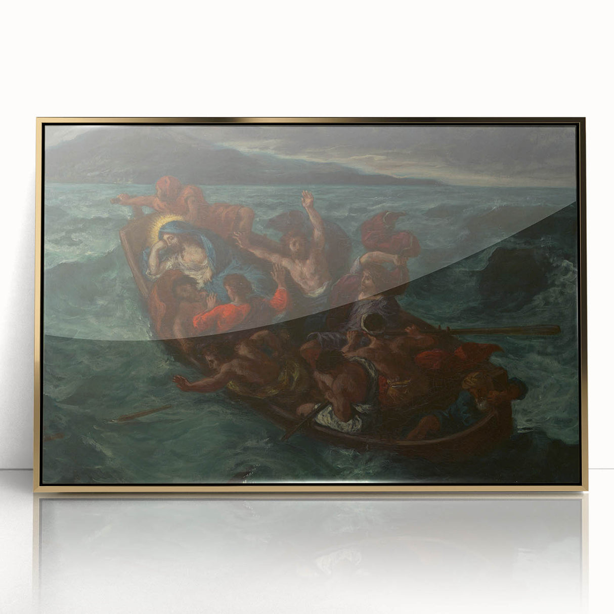 Romanticism Art: "Christ Asleep During the Tempest" by Delacroix