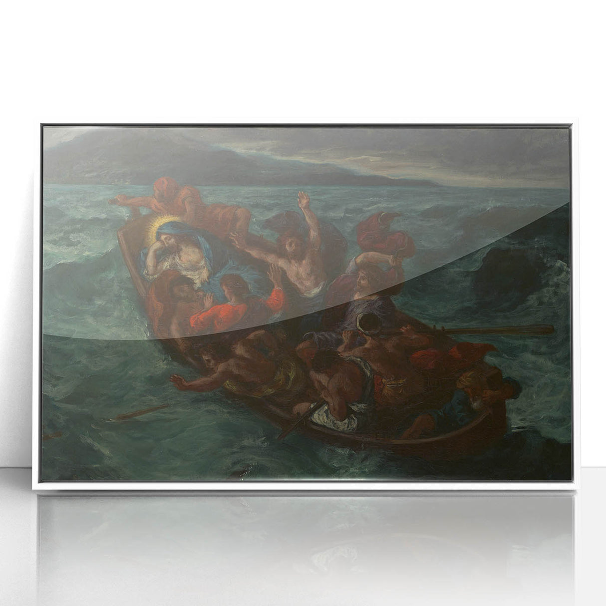 Romanticism Art: "Christ Asleep During the Tempest" by Delacroix