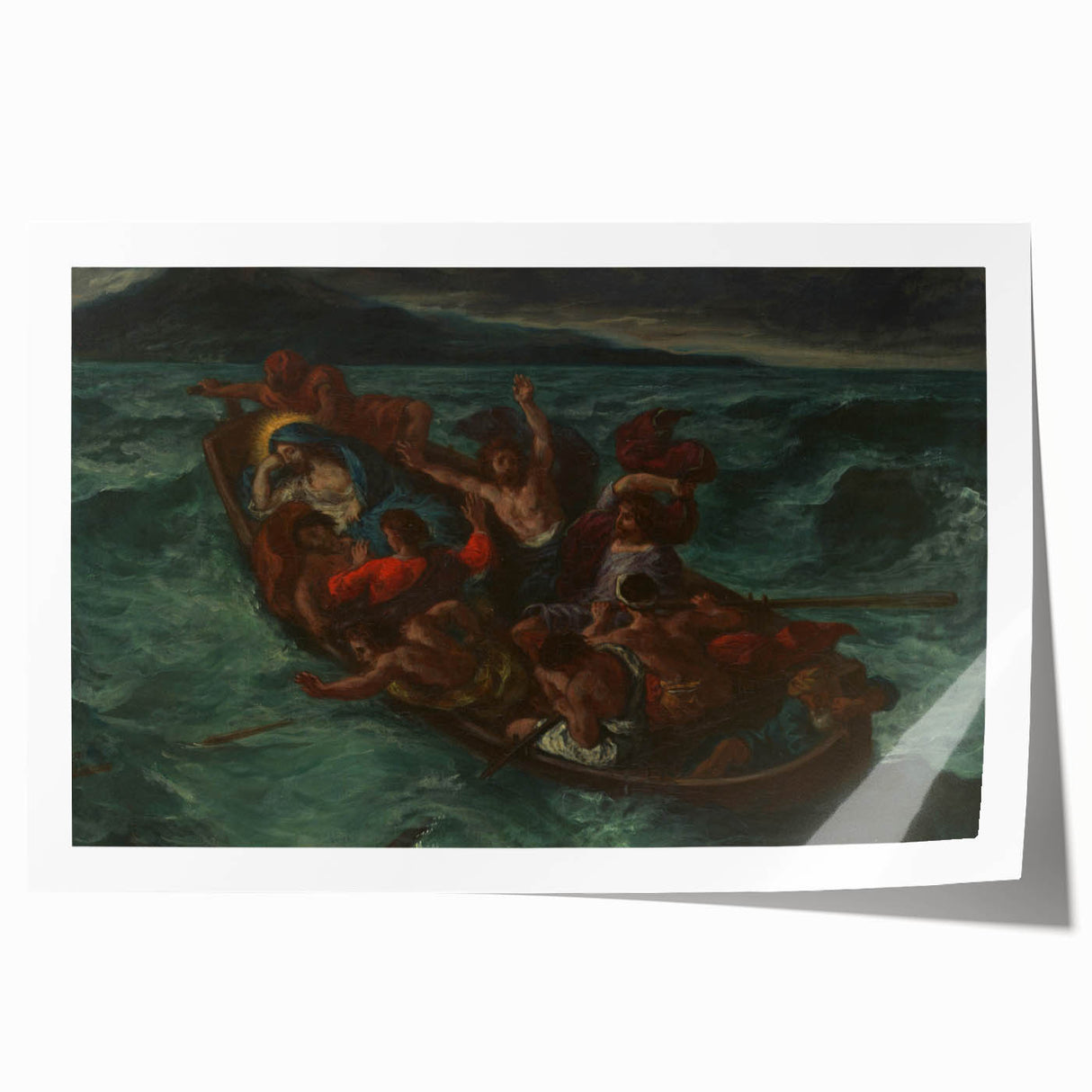 Romanticism Art: "Christ Asleep During the Tempest" by Delacroix