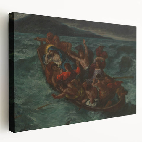 Romanticism Art: "Christ Asleep During the Tempest" by Delacroix