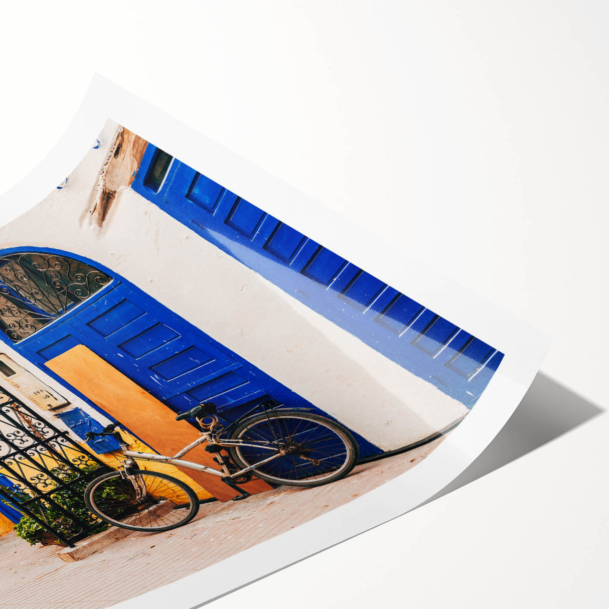 Extra large wall art featuring line art flowers in neutral tones on a rolled print, suitable for large living room spaces.