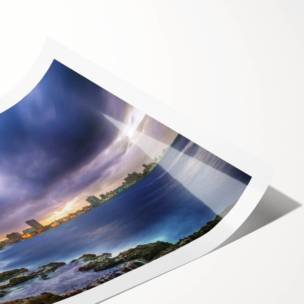 Extra large wall art featuring line art flowers in vibrant colors on a rolled canvas, ideal for large living room decor.