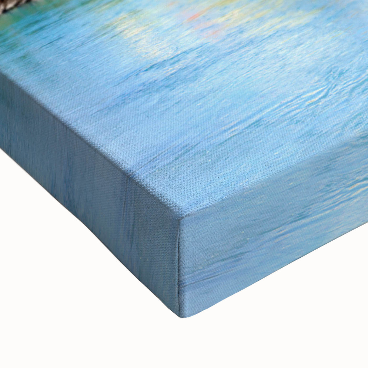 Black and white landscape painting of Austrian scenery on large stretched canvas, suitable for bedroom decor.