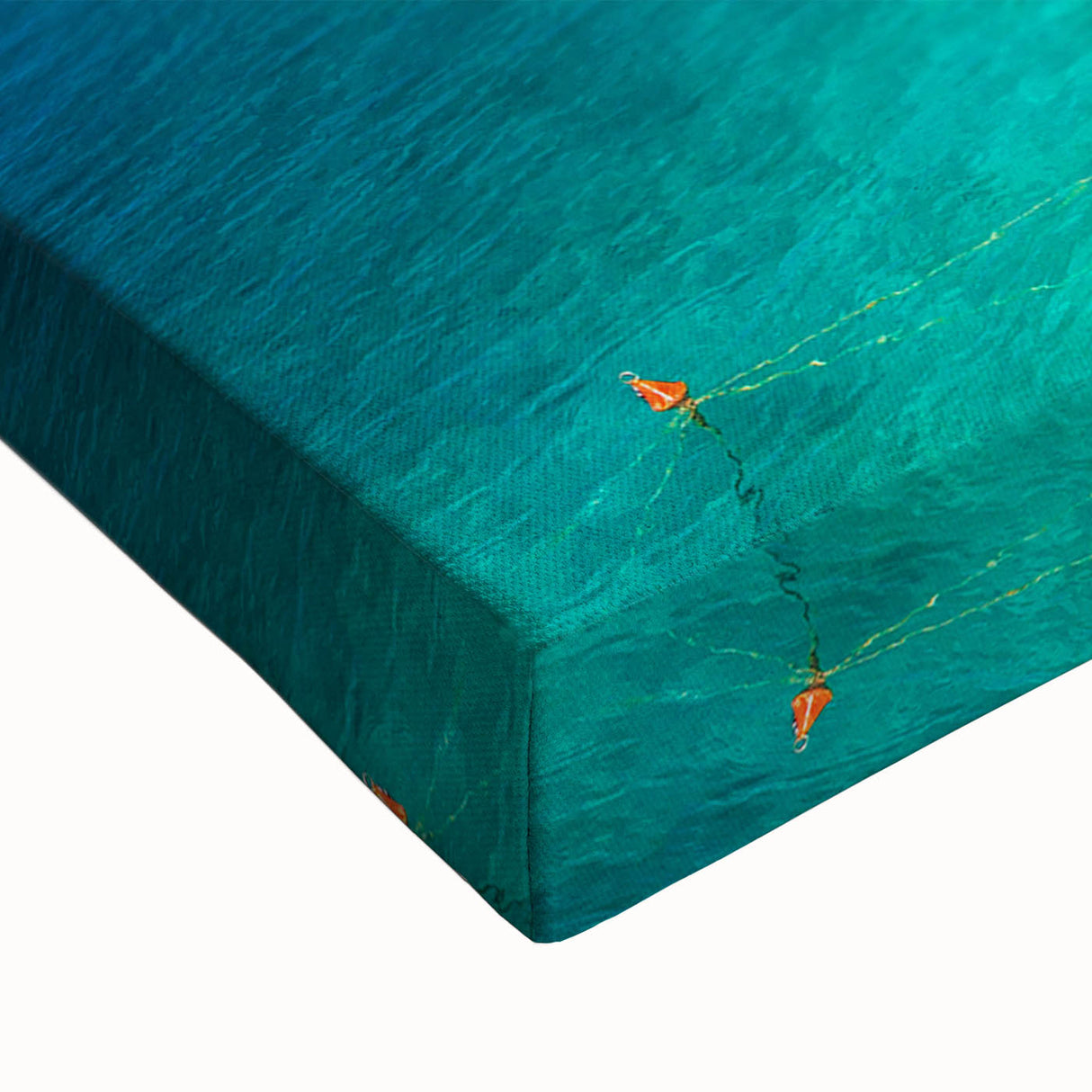 Black and white landscape art painting of a Croatian coastal scene on stretched canvas, ideal for bedroom wall decor.