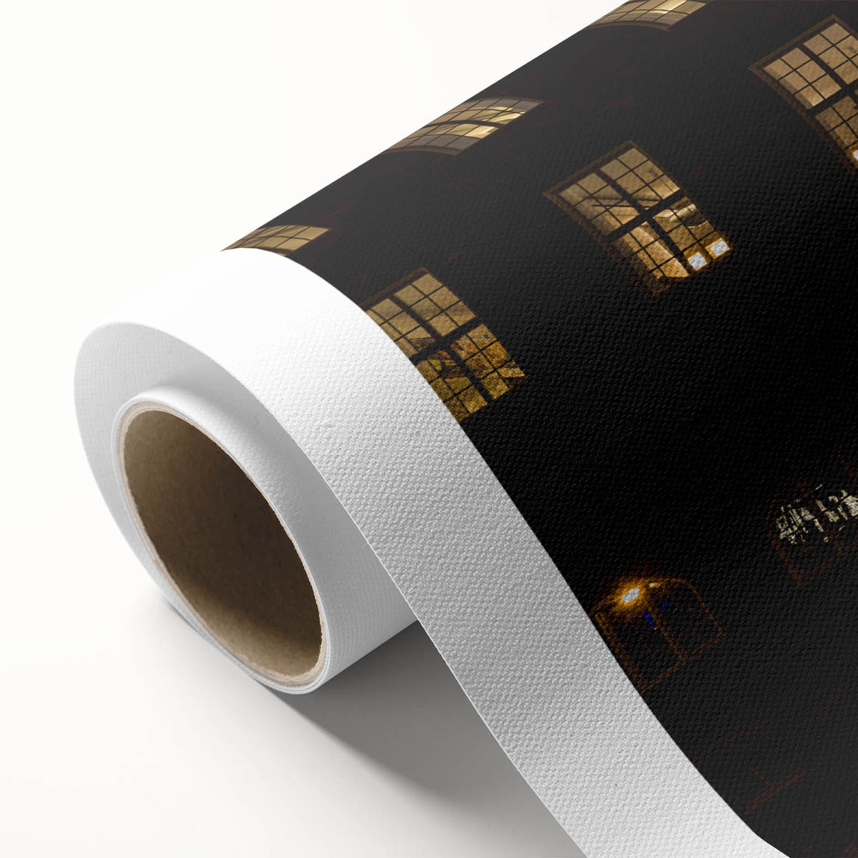 Art Deco poster of Stockholm scenery in pastel shades on rolled canvas, ideal for nursery wall art.