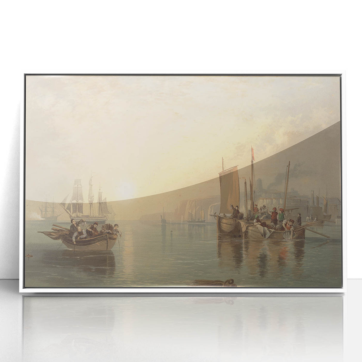 Romanticism Art - Sunrise at Margate - Classic Coastal Romantic Print