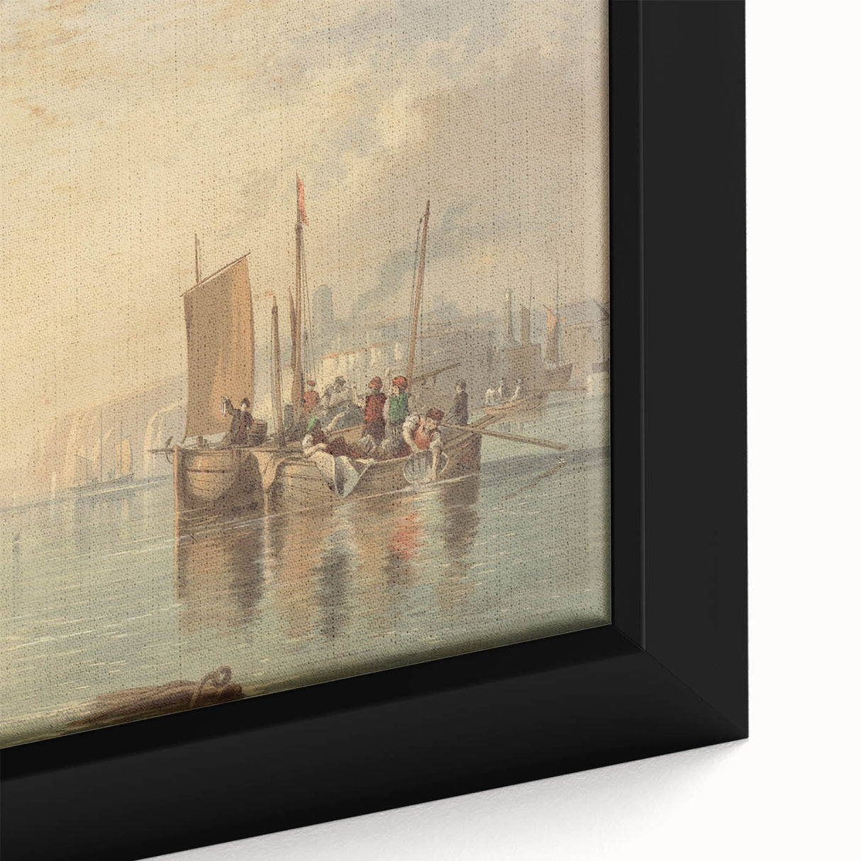 Romanticism Art - Sunrise at Margate - Classic Coastal Romantic Print