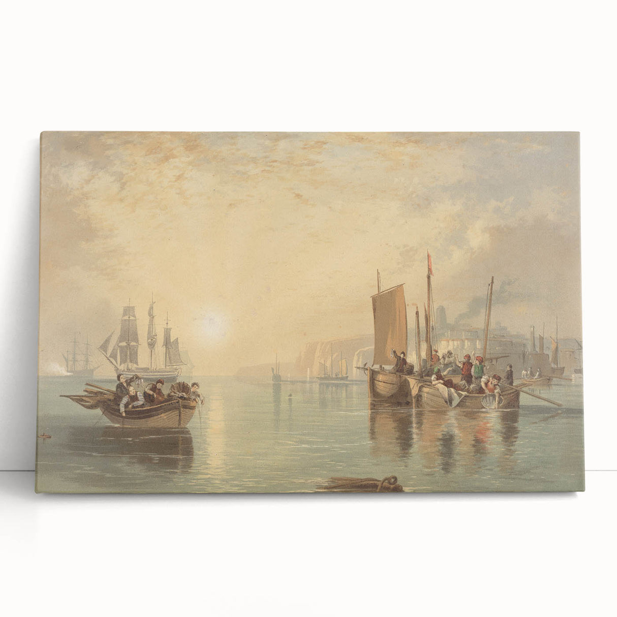 Romanticism Art - Sunrise at Margate - Classic Coastal Romantic Print