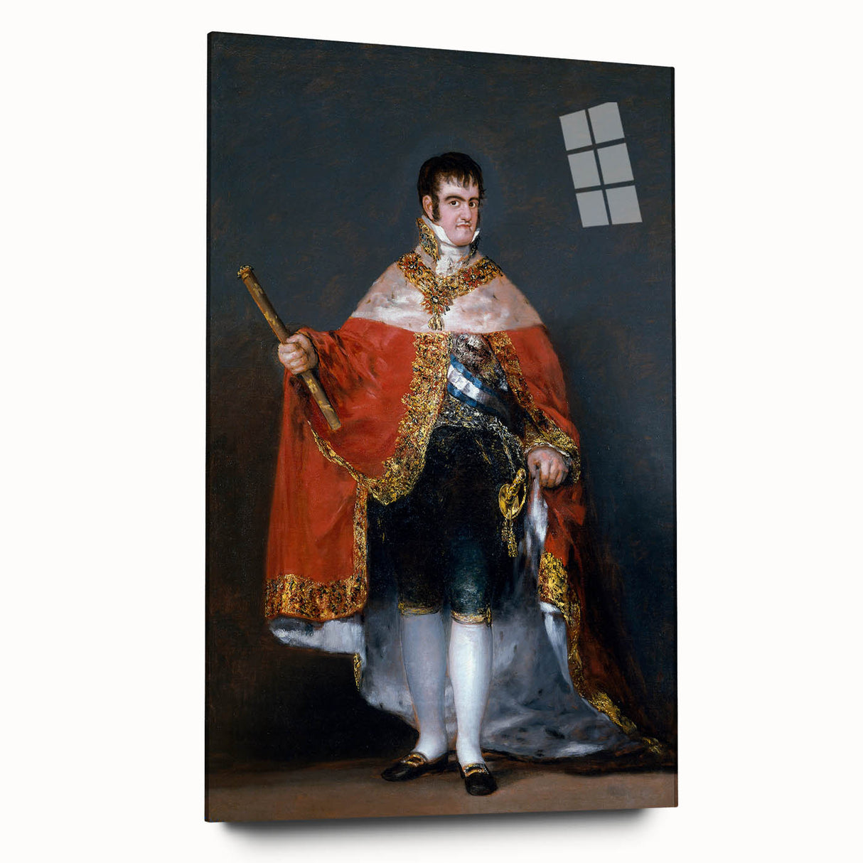 Romanticism Art - Portrait of Ferdinand VII - Classic Royal Print