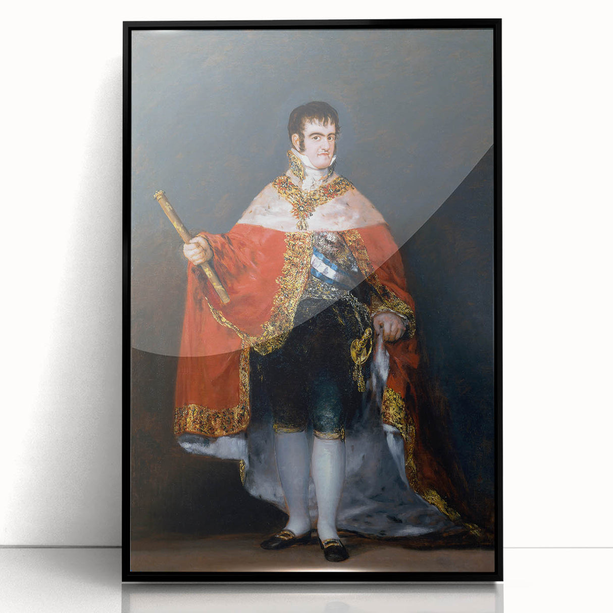 Romanticism Art - Portrait of Ferdinand VII - Classic Royal Print