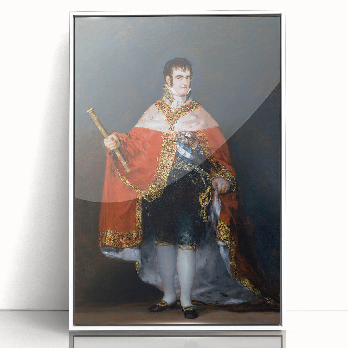Romanticism Art - Portrait of Ferdinand VII - Classic Royal Print