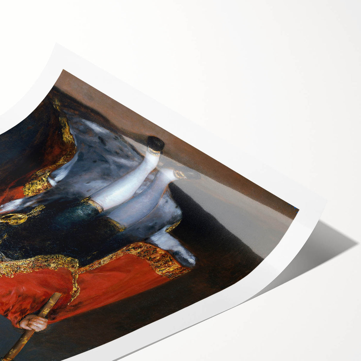 Romanticism Art - Portrait of Ferdinand VII - Classic Royal Print