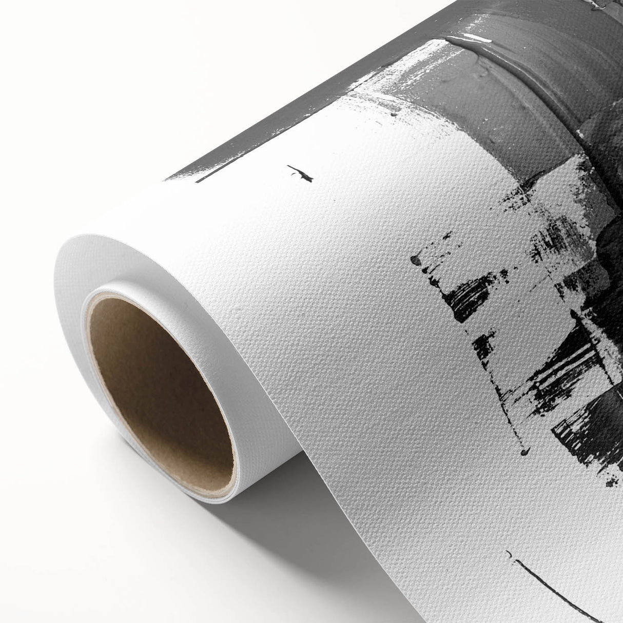 Black & White Abstract Bedroom Wall Art - Modern Canvas & Acrylic