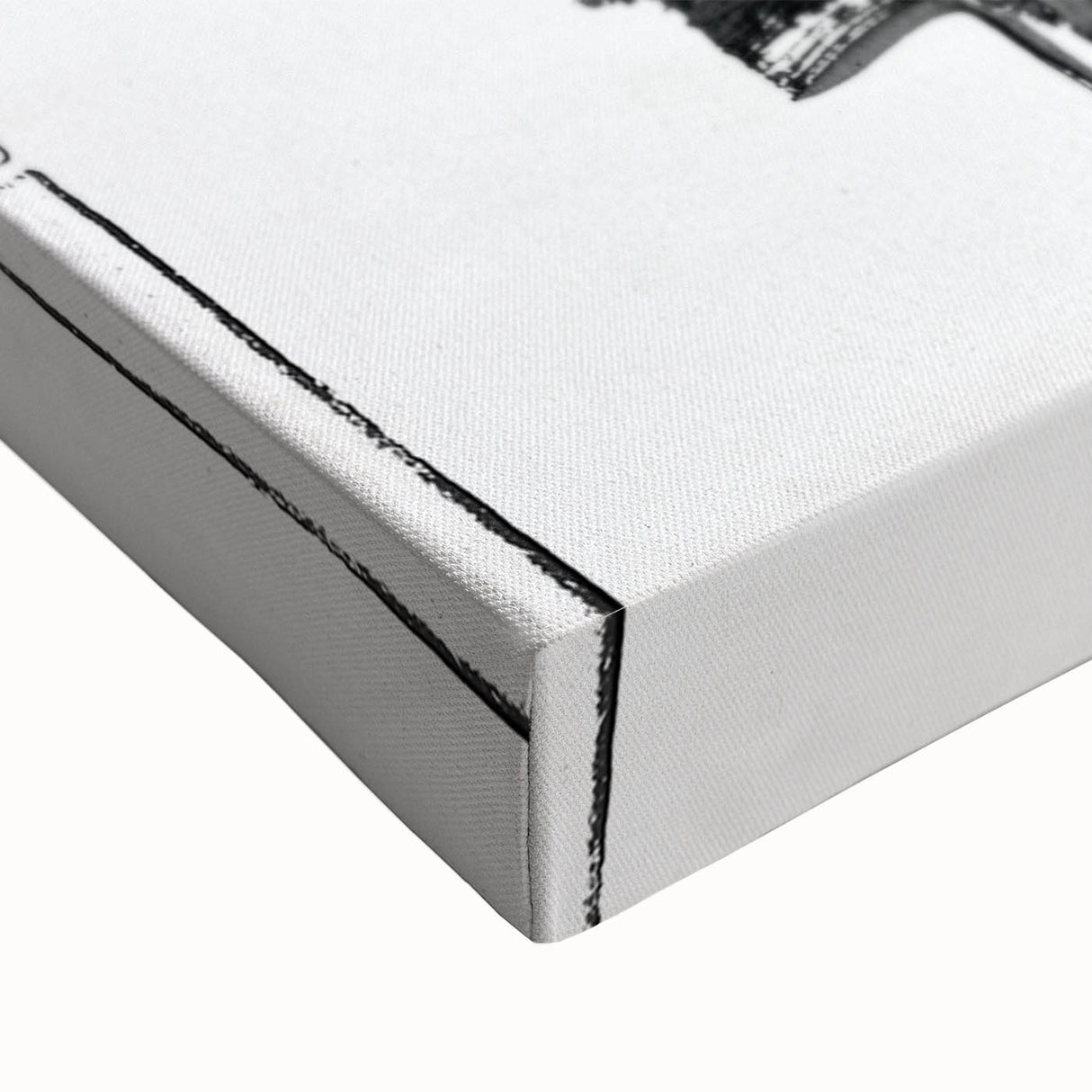 Black & White Abstract Bedroom Wall Art - Modern Canvas & Acrylic