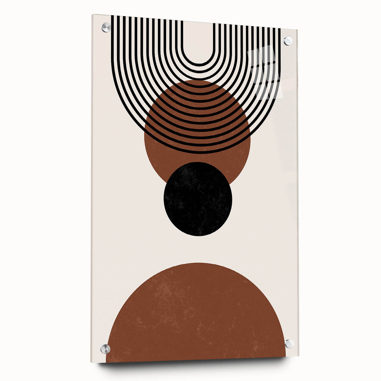 Framed Dining Room Prints – Geometric Abstract Canvas Art