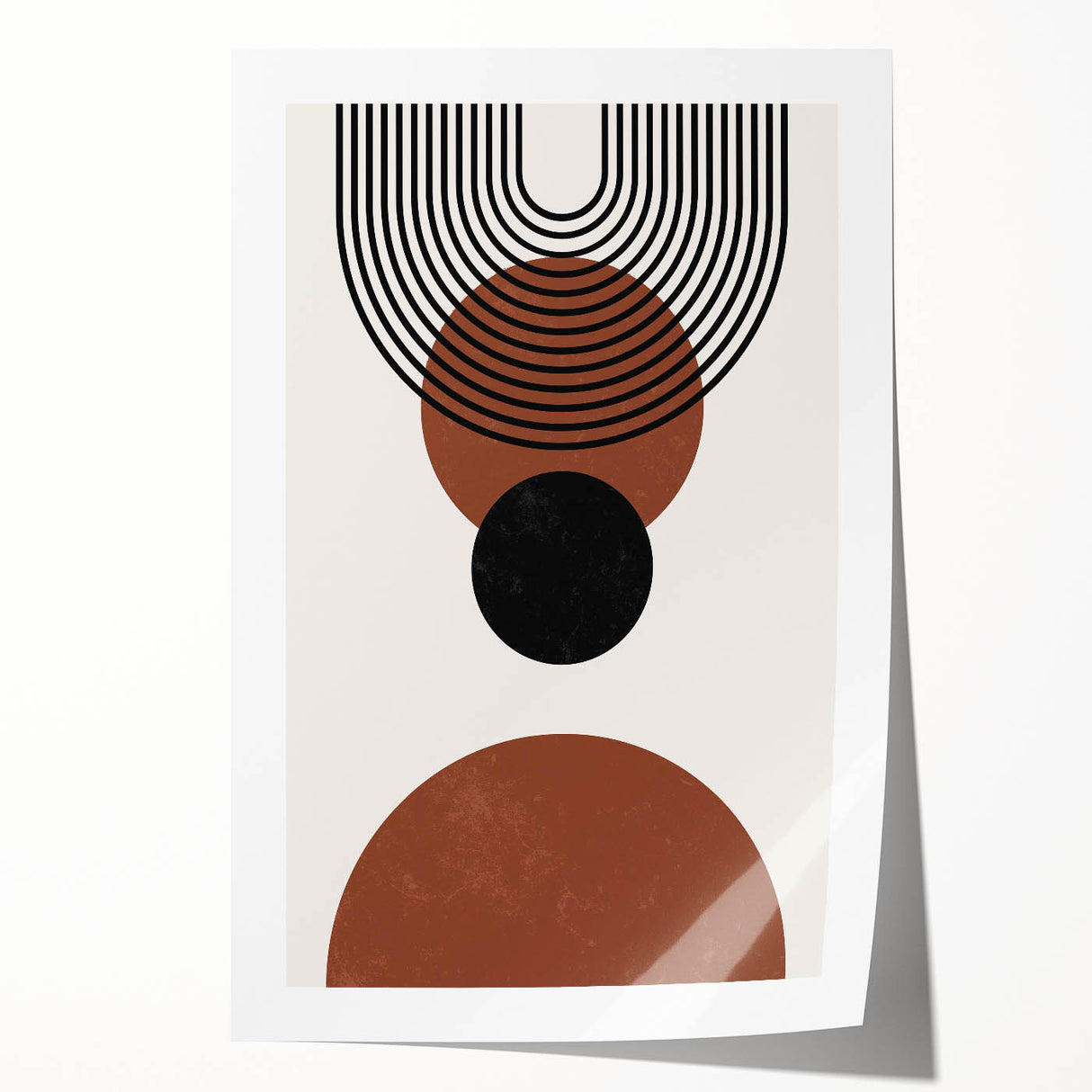 Framed Dining Room Prints – Geometric Abstract Canvas Art