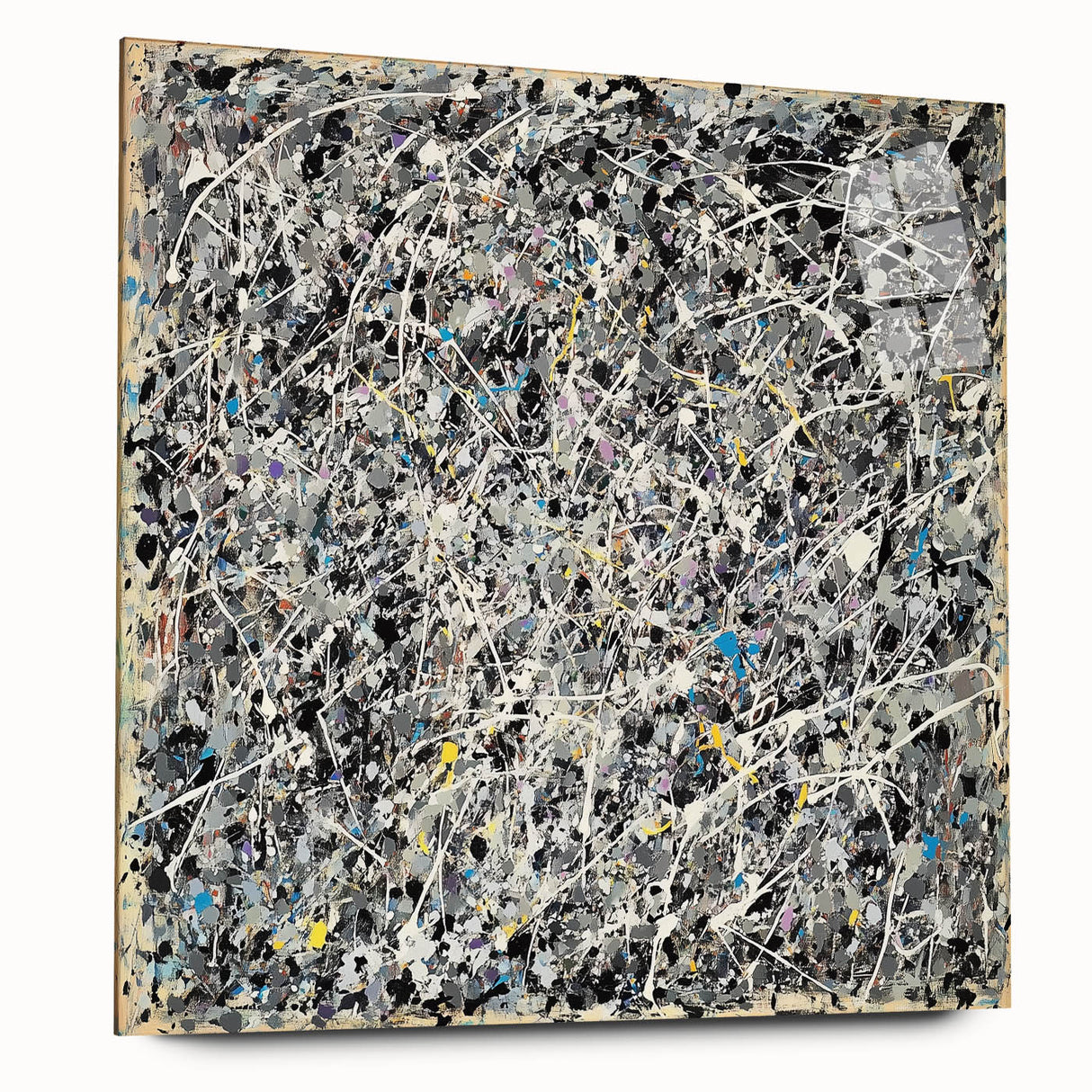 Modern Office Art - Abstract Black & White Office Wall Art Print