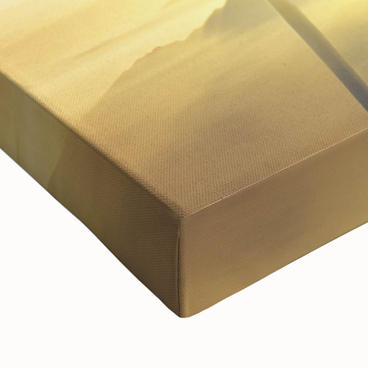 Large art of a black and white Namibian landscape on stretched canvas, suitable for bedroom wall decor.