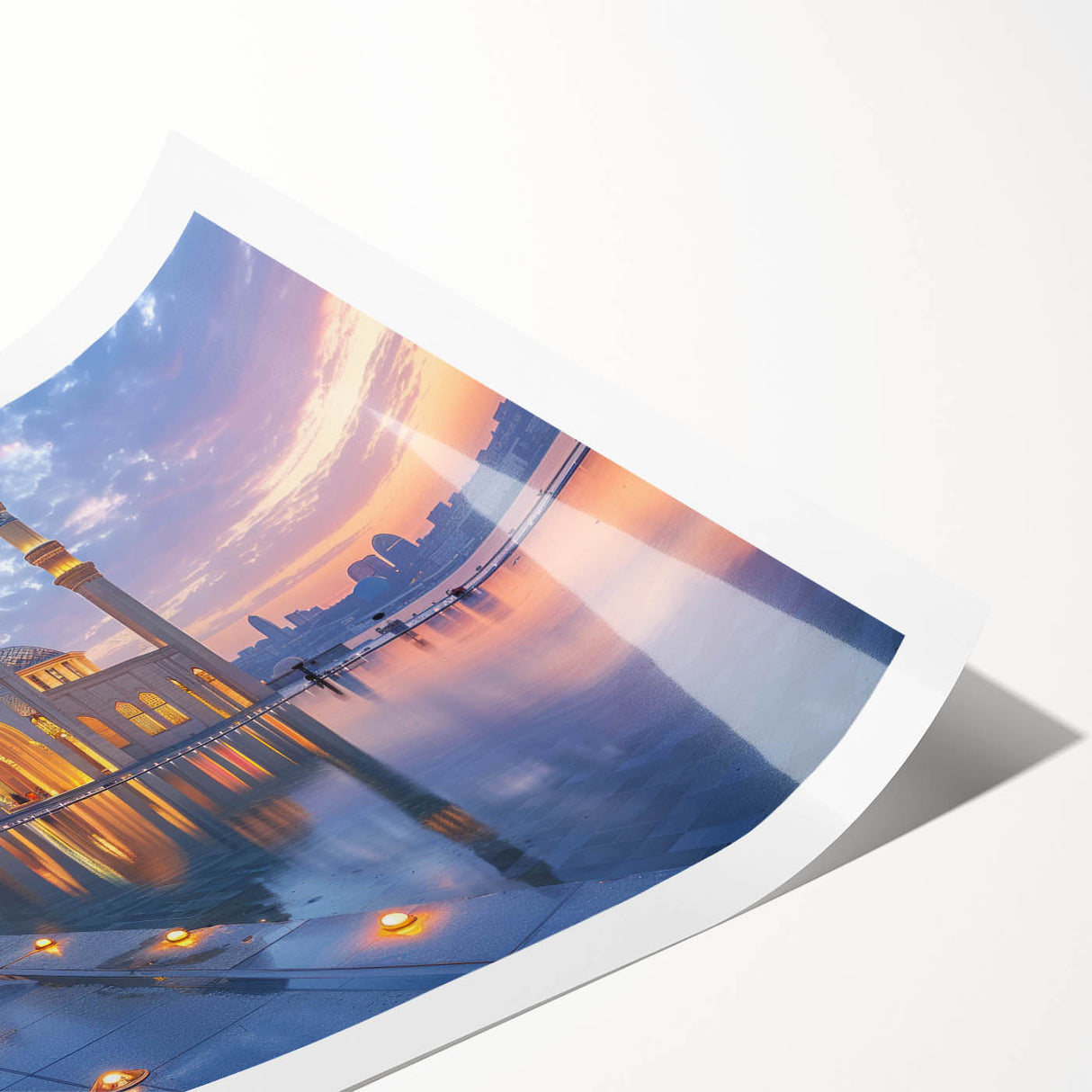 Extra large rolled print of line art flowers in muted earth tones, ideal for large living room wall art.