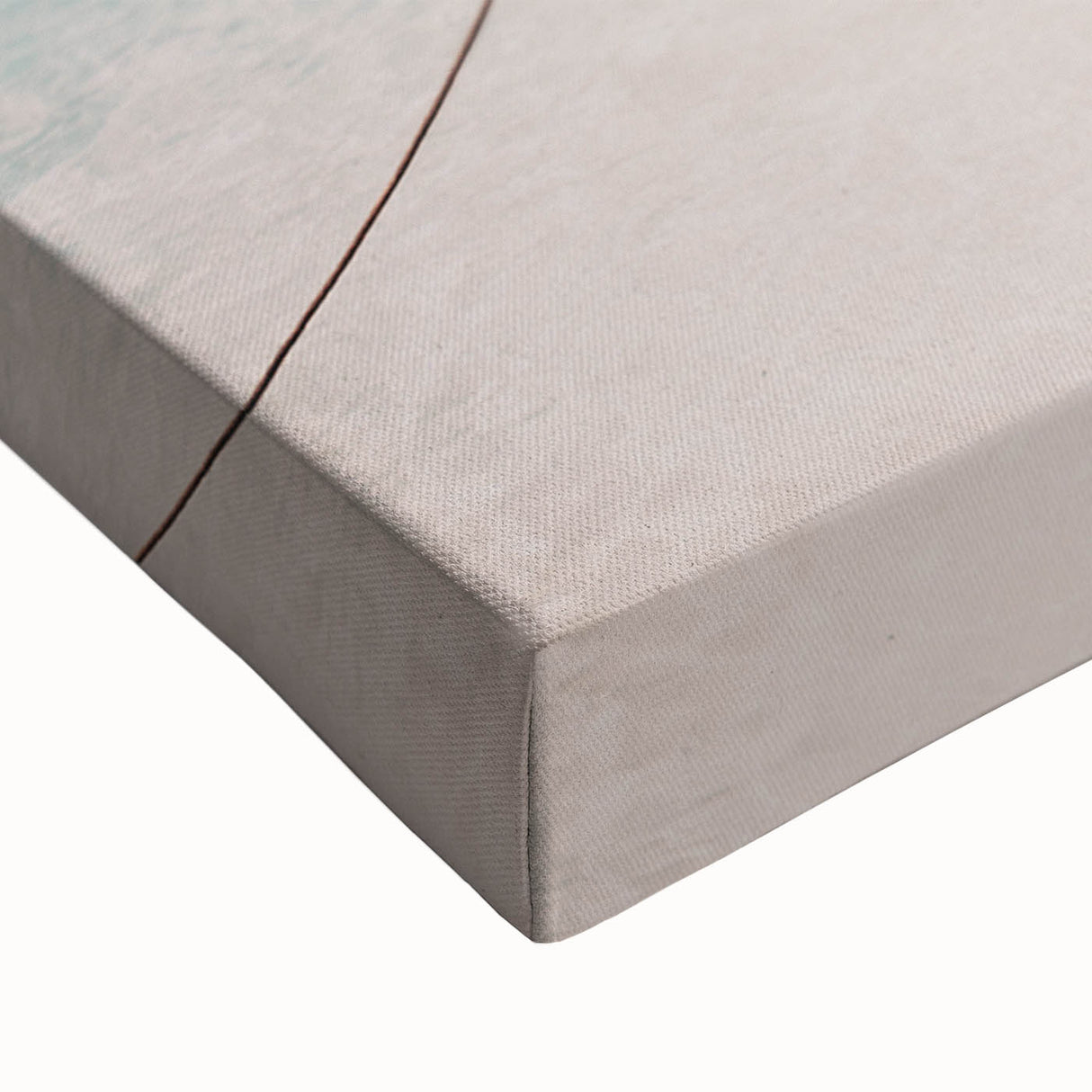 Large art of a Thai landscape in black and white on stretched canvas, suitable for bedroom decor.