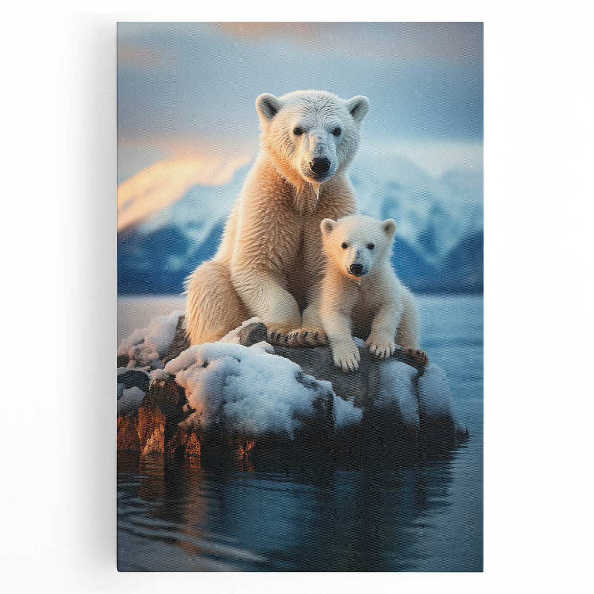 Black and white large art print of Manitoba scenery on stretched canvas, ideal for kitchen wall art.