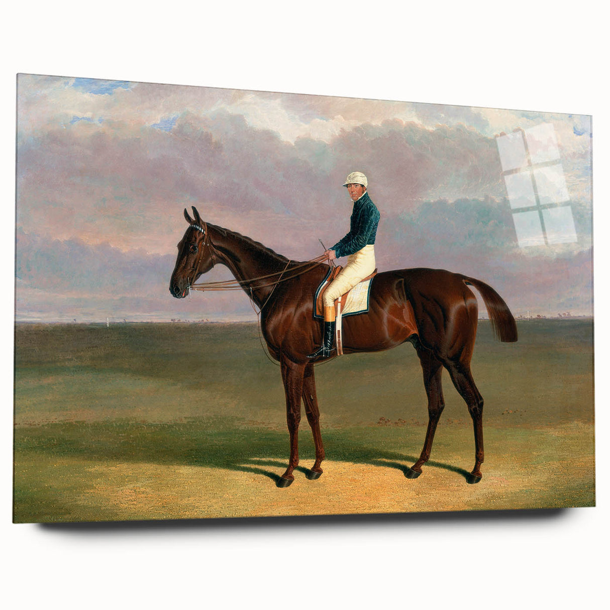 Romanticism Art - Margrave with Jockey - Classic Equestrian Print