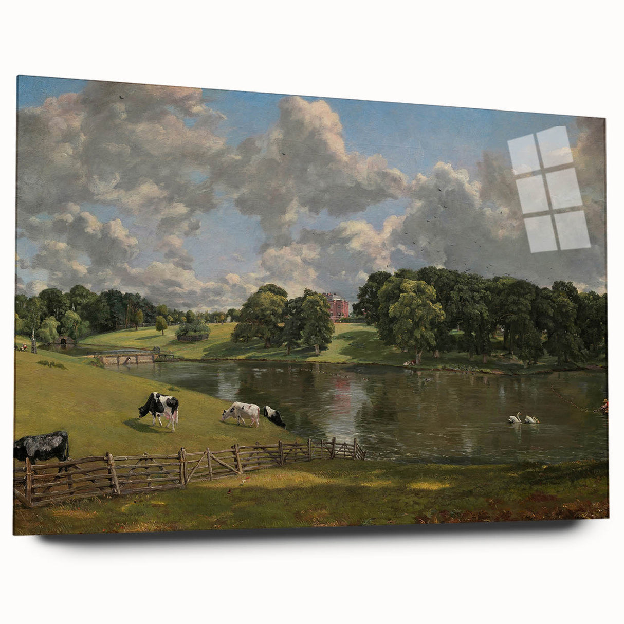 Romanticism Art - Wivenhoe Park, Essex - Classic Pastoral Landscape