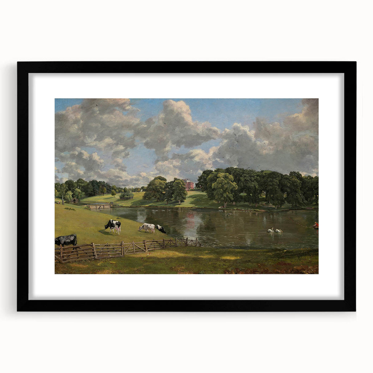 Romanticism Art - Wivenhoe Park, Essex - Classic Pastoral Landscape